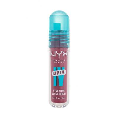 NYX Professional Makeup Lip I.V. Hydrating Gloss Stain Блясък за устни за жени 5 ml Нюанс 10 Berry Thirsty