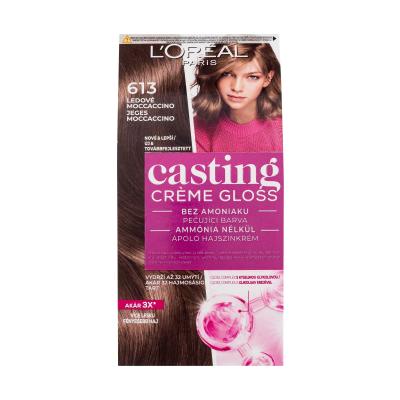 L'Oréal Paris Casting Creme Gloss Боя за коса за жени 48 ml Нюанс 613 Iced Moccaccino