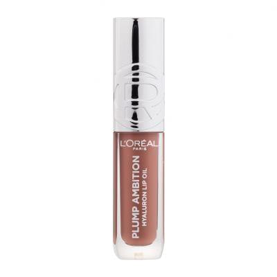 L'Oréal Paris Plump Ambition Hyaluron Lip Oil Масло за устни за жени 5 ml Нюанс 641 Latte Glace