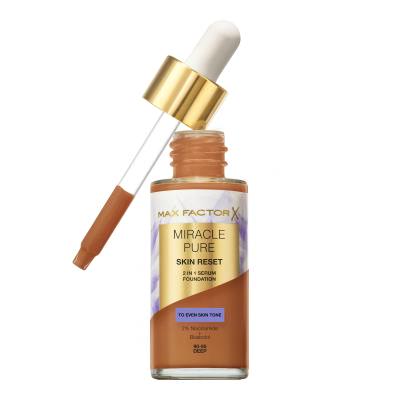 Max Factor Miracle Pure Skin Reset 2in1 Serum Foundation Фон дьо тен за жени 30 ml Нюанс 90-95 Deep