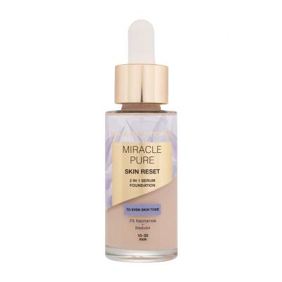 Max Factor Miracle Pure Skin Reset 2in1 Serum Foundation Фон дьо тен за жени 30 ml Нюанс 10-30 Fair