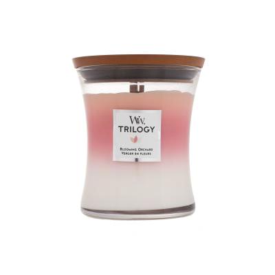 WoodWick Trilogy Blooming Orchard Ароматна свещ 275 g