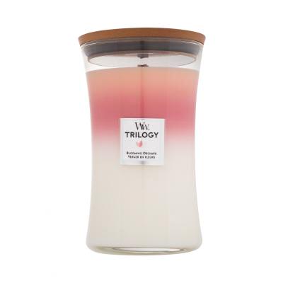 WoodWick Trilogy Blooming Orchard Ароматна свещ 610 g