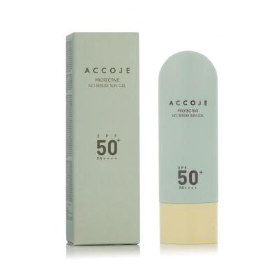 ACCOJE Protective No-Sebum Sun Gel SPF50+ Слънцезащитен продукт за лице 50 ml