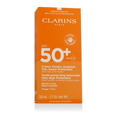 Clarins Sun Care Youth-Protecting Face Sunscreen SPF50+ Слънцезащитен продукт за лице за жени 50 ml