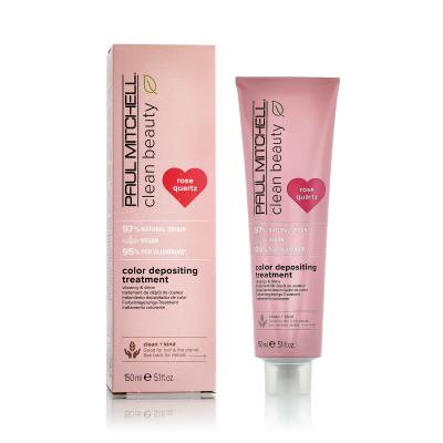 Paul Mitchell Clean Beauty Color Protect Color Depositing Treatment Маска за коса за жени 150 ml Нюанс Rose Quartz