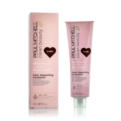 Paul Mitchell Clean Beauty Color Protect Color Depositing Treatment Маска за коса за жени 150 ml Нюанс Truffle