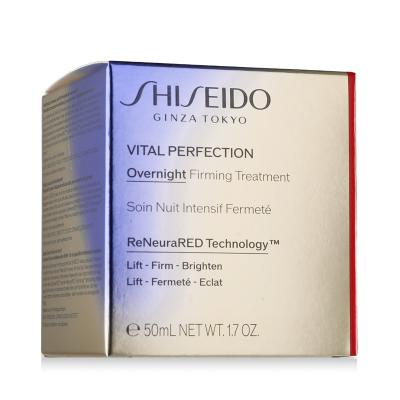 Shiseido Vital Perfection Overnight Firming Treatment Нощен крем за лице за жени 50 ml