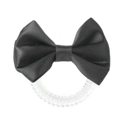 Invisibobble Bowtique Spiral Hair Ring Ластик за коса за жени 1 бр Нюанс True Black