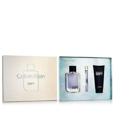 Calvin Klein Defy Подаръчен комплект EDT 100 ml + душ гел 100 ml + EDT 10 ml