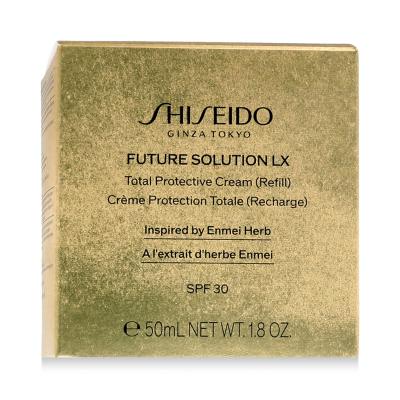 Shiseido Future Solution LX Total Protective Cream SPF30 Дневен крем за лице за жени Пълнител 50 ml