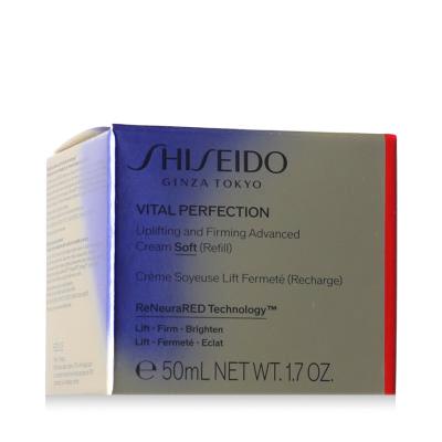 Shiseido Vital Perfection Uplifting &amp; Firming Advanced Cream Soft Дневен крем за лице за жени Пълнител 50 ml
