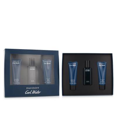 Davidoff Cool Water Подаръчен комплект EDT 40 ml + душ гел 50 ml + афтършейв балсам 50 ml