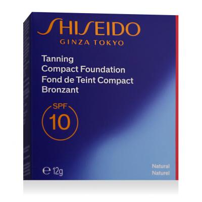 Shiseido Sun Protection Tanning Compact Foundation SPF10 Фон дьо тен за жени 12 g Нюанс Natural