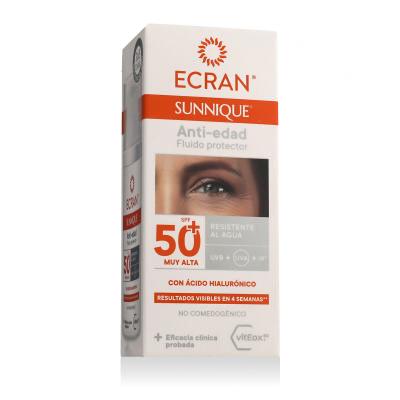 Ecran Sunnique Anti-Aging Protective Fluid SPF50+ Слънцезащитен продукт за лице 50 ml