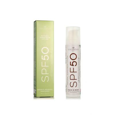 COCOSOLIS Natural Sunscreen Lotion Face &amp; Body SPF50 Слънцезащитна козметика за тяло 100 ml