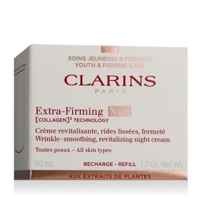 Clarins Extra-Firming Nuit Wrinkle Smoothing Revitalizing Night Cream Нощен крем за лице за жени Пълнител 50 ml