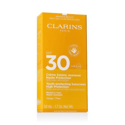 Clarins Sun Care Youth-Protecting Face Sunscreen SPF30 Слънцезащитен продукт за лице за жени 50 ml