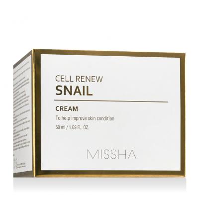 Missha Super Aqua Cell Renew Snail Cream Дневен крем за лице 50 ml