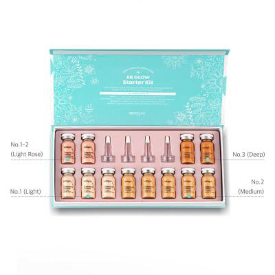 Stayve BB Glow Starter Kit Подаръчен комплект 3 x No.1 Light 8 ml + 2 x No. 1-2 Light Rose 8 ml + 5 x No. 2 Medium 8 ml + 2 x No.3 Deep 8 ml