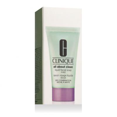 Clinique All About Clean Liquid Facial Soap Mild Почистващ сапун за жени 30 ml