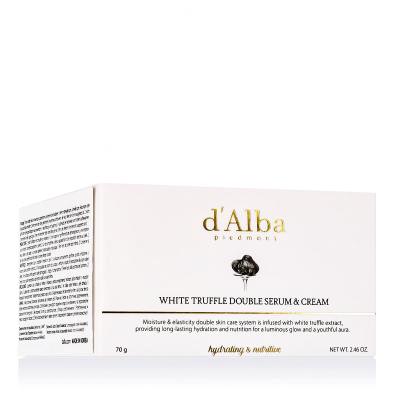 d'Alba White Truffle Double Serum &amp; Cream Дневен крем за лице за жени 70 g