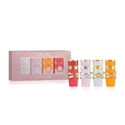 Lattafa Yara Collection Подаръчен комплект EDP Yara 5 ml + EDP Yara Candy 5 ml + EDP Yara Moi 5 ml + EDP Yara Tous 5 ml