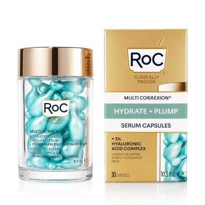 RoC Multi Correxion Hydrate + Plump Serum Capsules Серум за лице за жени 30 бр