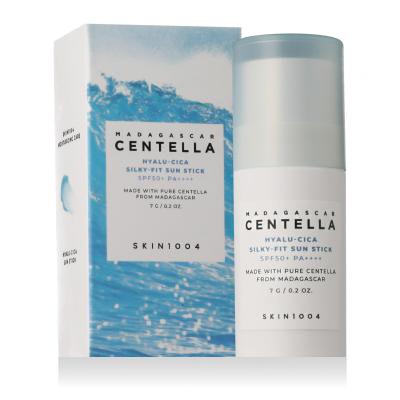 SKIN1004 Hyalu-Cica Silky-Fit Sun Stick SPF50+ Слънцезащитен продукт за лице за жени 7 g