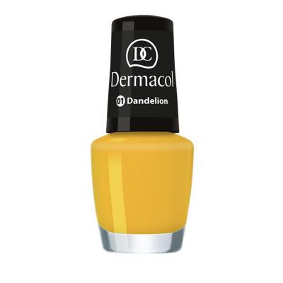 Dermacol Nail Polish Mini Summer Collection Лак за нокти за жени 5 ml Нюанс 01 Dandelion