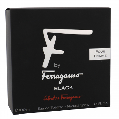 Ferragamo F by Ferragamo Black Eau de Toilette за мъже 100 ml