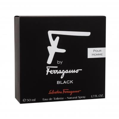 Ferragamo F by Ferragamo Black Eau de Toilette за мъже 50 ml