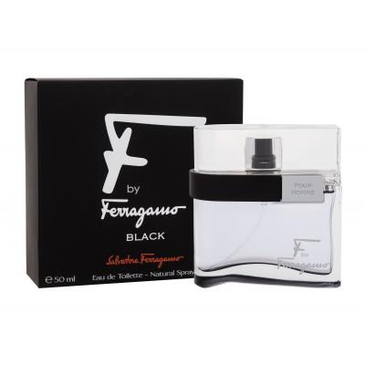 Ferragamo F by Ferragamo Black Eau de Toilette за мъже 50 ml