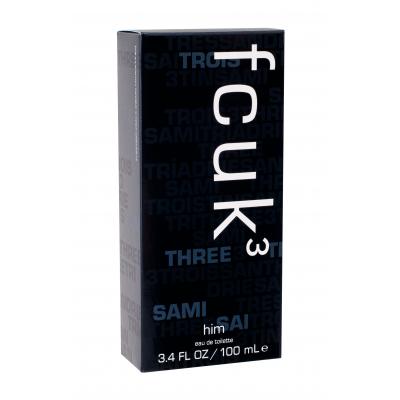 Fcuk 3 Him Eau de Toilette за мъже 100 ml