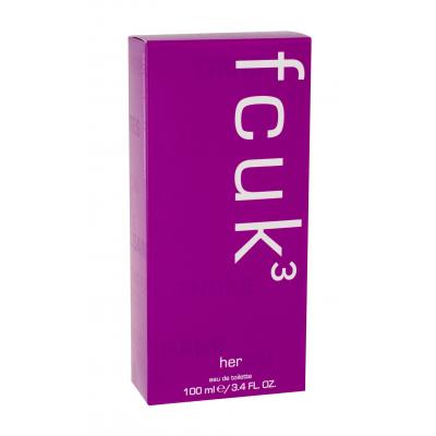 Fcuk 3 Eau de Toilette за жени 100 ml