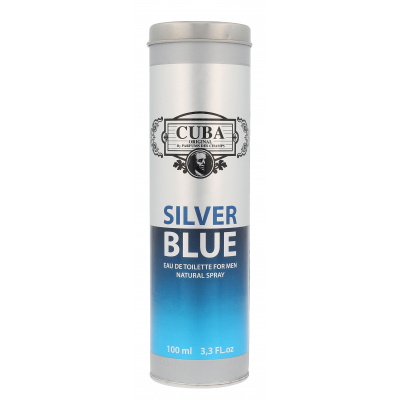 Cuba Silver Blue Eau de Toilette за мъже 100 ml