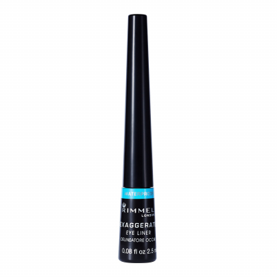 Rimmel London Exaggerate Waterproof Очна линия за жени 2,5 ml Нюанс 003 Black