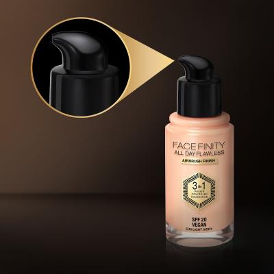 Max Factor Facefinity All Day Flawless SPF20 Фон дьо тен за жени 30 ml Нюанс N45 Warm Almond