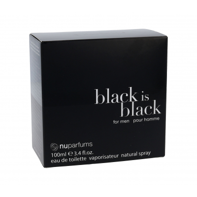 Nuparfums Black is Black Eau de Toilette за мъже 100 ml