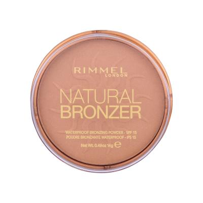 Rimmel London Natural Bronzer SPF15 Бронзант за жени 14 g Нюанс 021 Sun Light