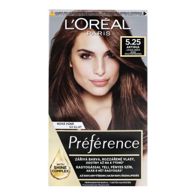 L&#039;Oréal Paris Préférence Récital Боя за коса за жени 60 ml Нюанс 5,25-M2 Antigua