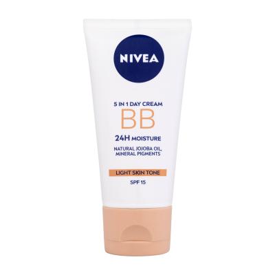 Nivea BB Cream 5in1 Day Cream SPF15 BB крем за жени 50 ml Нюанс Light