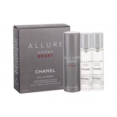 Chanel Allure Homme Sport Eau Extreme Eau de Toilette за мъже Впръскване със завъртане 3x20 ml