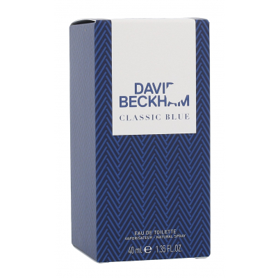 David Beckham Classic Blue Eau de Toilette за мъже 40 ml