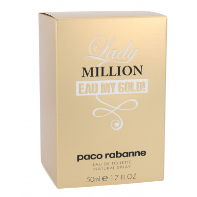 Paco Rabanne Lady Million Eau My Gold! Eau de Toilette за жени 50 ml