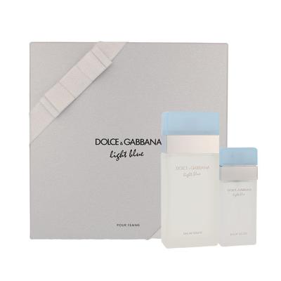 Dolce&Gabbana Light Blue Подаръчен комплект EDT 100 ml + EDT 25 ml увредена кутия