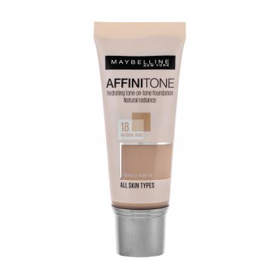 Maybelline Affinitone Фон дьо тен за жени 30 ml Нюанс 18 Natural Rose
