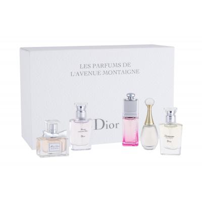 Dior Mini Set 2 Подаръчен комплект EDP 5ml Miss Dior 2011 + EDT 7,5ml Addict Eau Fraiche 2012 + EDP 5ml Jadore + EDT 7,5ml Diorissimo + EDT 7,5ml Forever and Ever