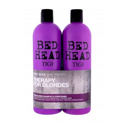 Tigi Bed Head Dumb Blonde Подаръчен комплект шампоан 750 ml + балсам 750 ml