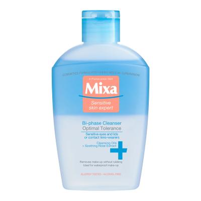 Mixa Optimal Tolerance Bi-phase Cleanser Почистване на грим от очите за жени 125 ml